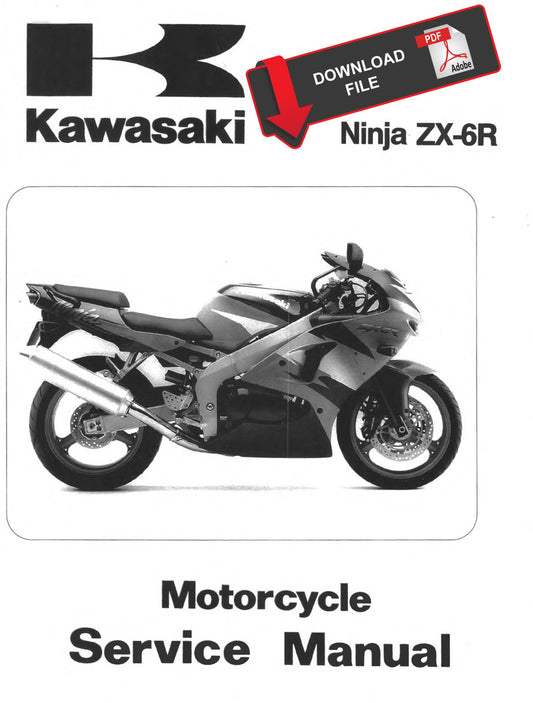 Kawasaki 1998-1999 Ninja ZX-6R Repair Service Manual