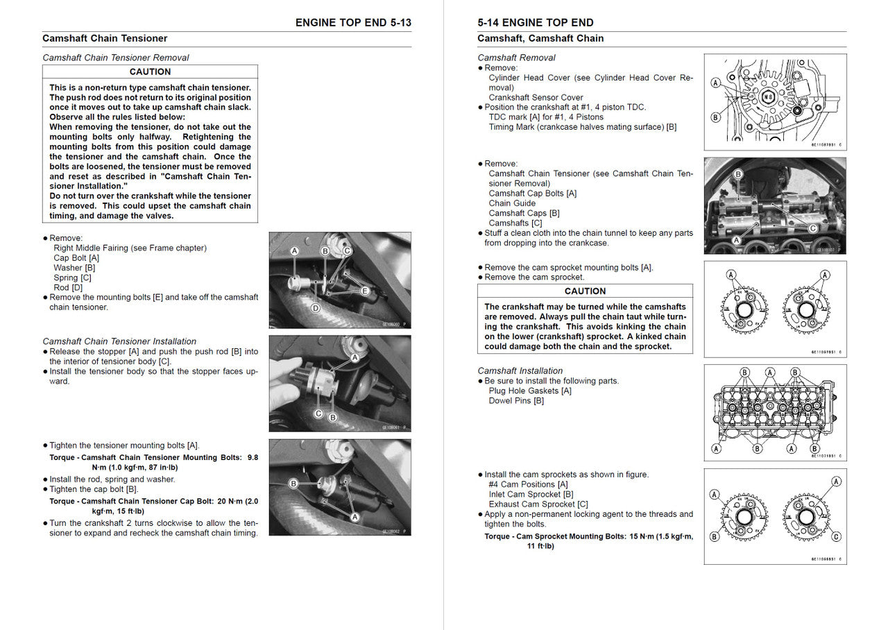 Kawasaki 2004-2005 Ninja ZX-10R Repair Service Manual