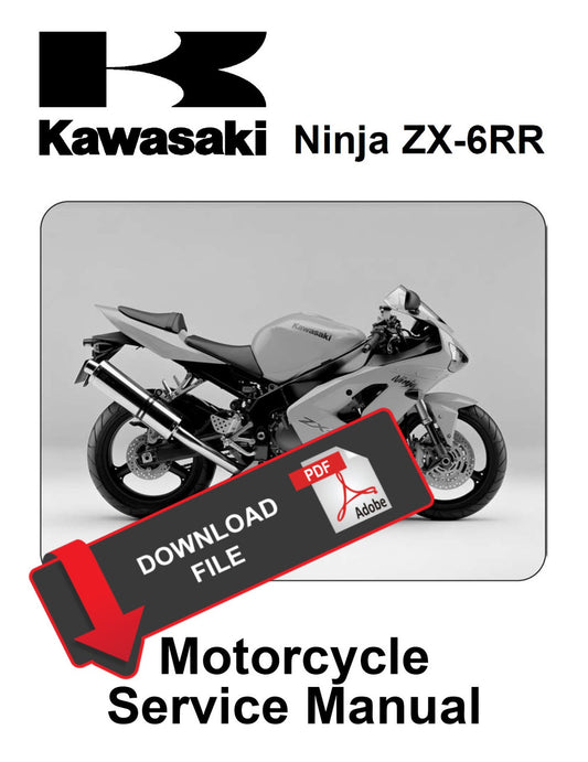 Kawasaki 2003-2004 Ninja ZX-6RR Repair Service Manual