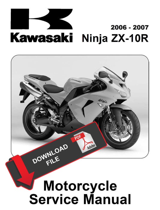 Kawasaki 2006-2007 Ninja ZX-10R Repair Service Manual