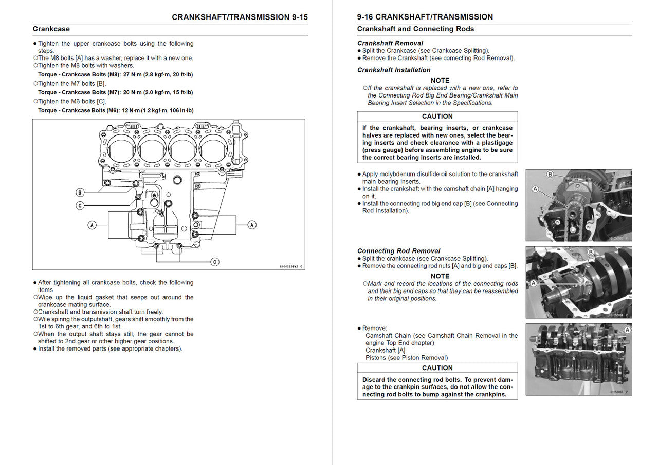 Kawasaki 2006-2007 Ninja ZX-10R Repair Service Manual