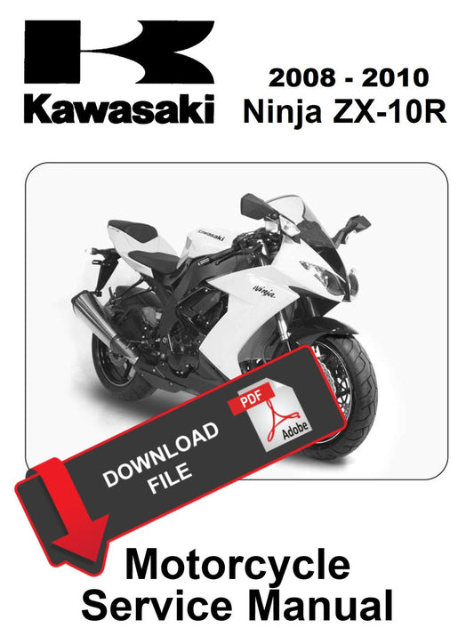 Kawasaki 2008-2010 Ninja ZX-10R Repair Service Manual