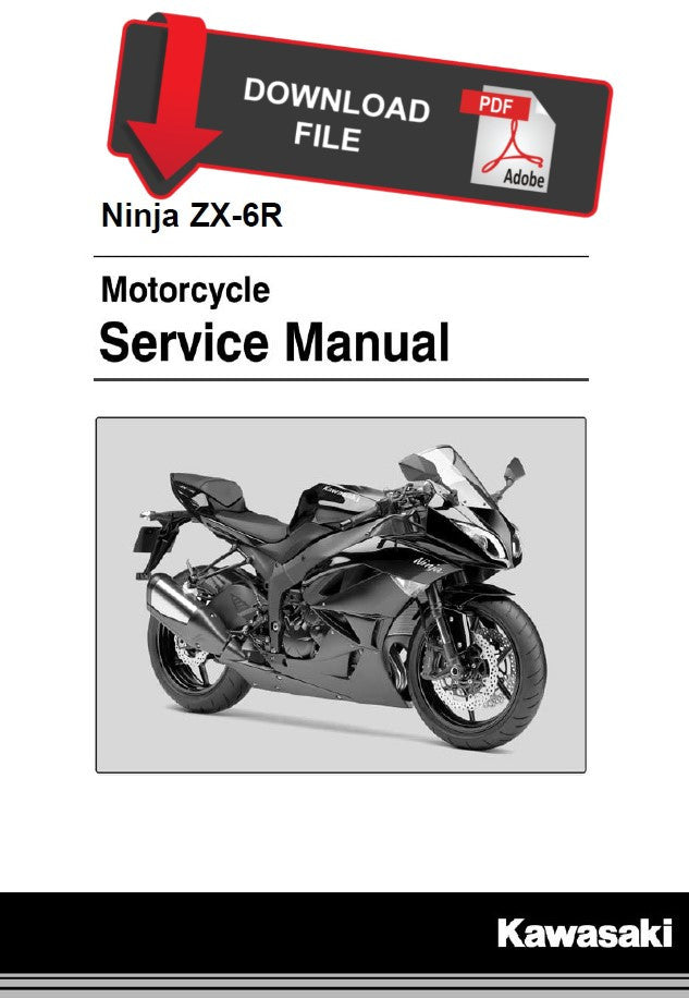 Kawasaki 2009-2012 Ninja ZX-6R Repair Service Manual