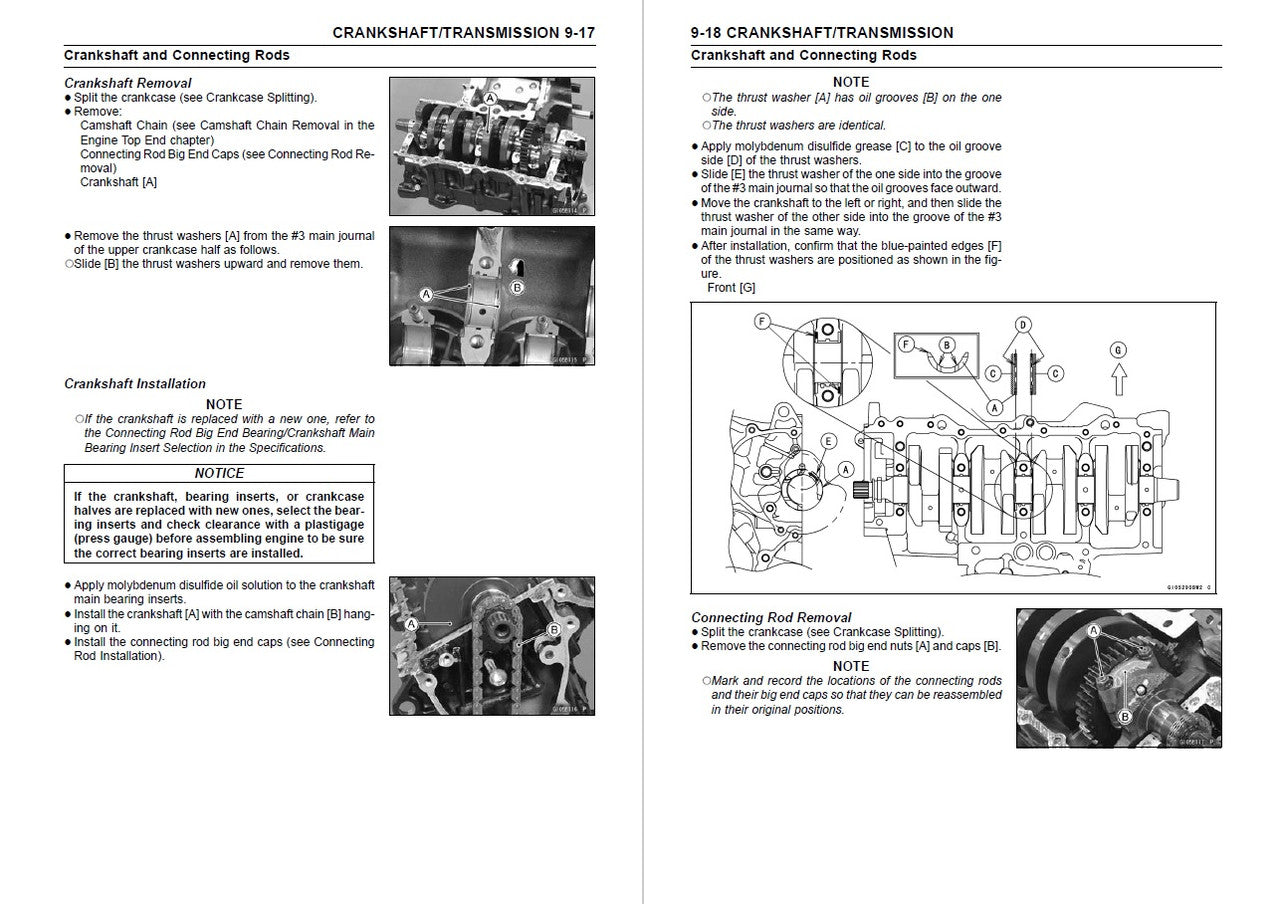 Kawasaki 2009-2012 Ninja ZX-6R Repair Service Manual