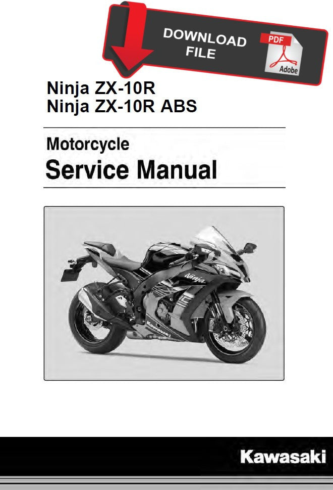 Kawasaki 2016-2017 Ninja ZX-10R Repair Service Manual