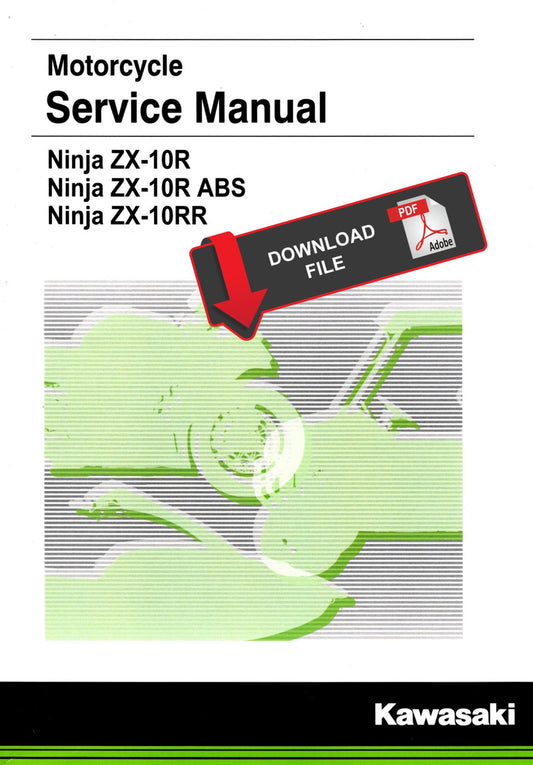 Kawasaki 2016-2018 Ninja ZX-10R Repair Service Manual