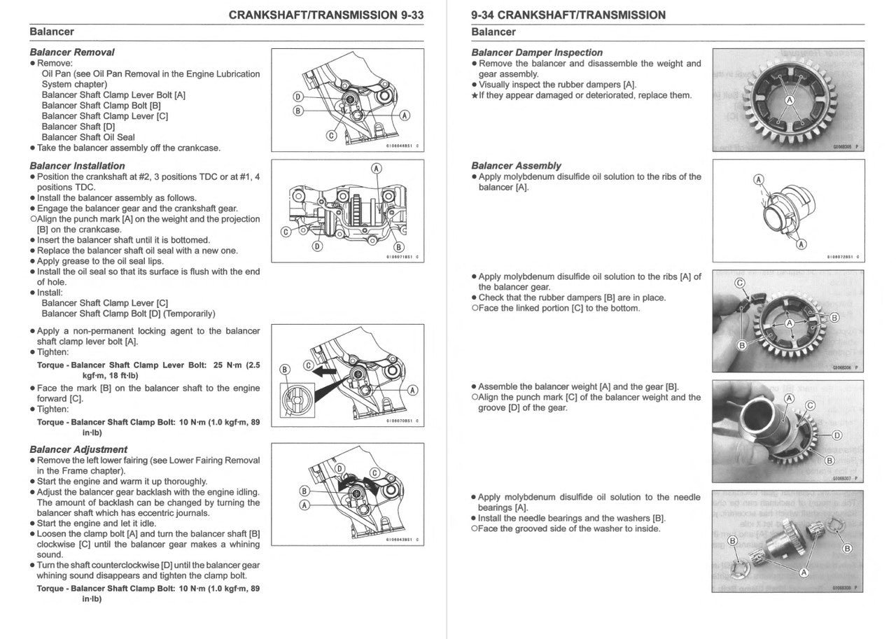 Kawasaki 2016-2018 Ninja ZX-10R Repair Service Manual