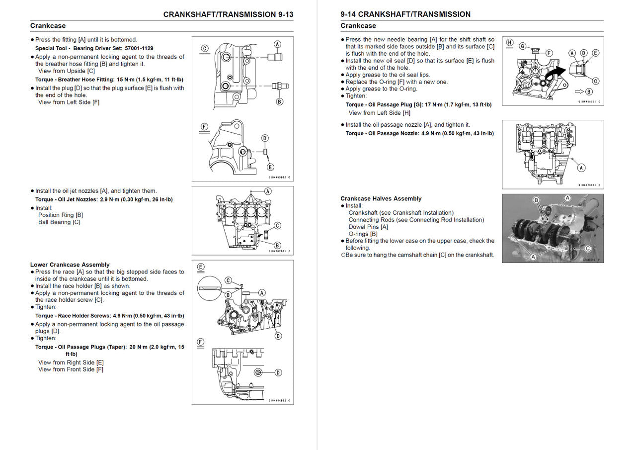 Kawasaki 2013-2018 Ninja ZX-6R 636 Repair Service Manual