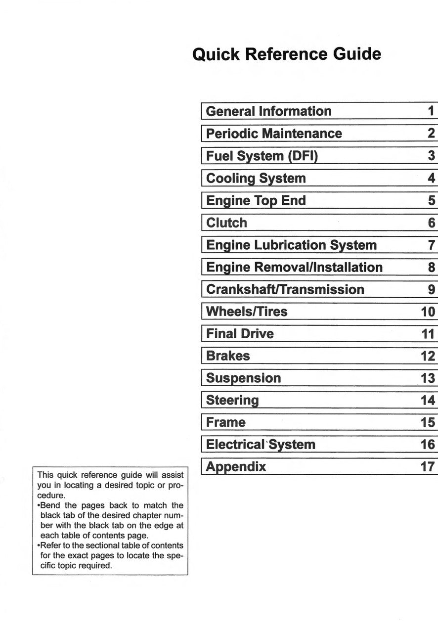 Kawasaki 2018-2019 Z900RS ABS Repair Service Manual