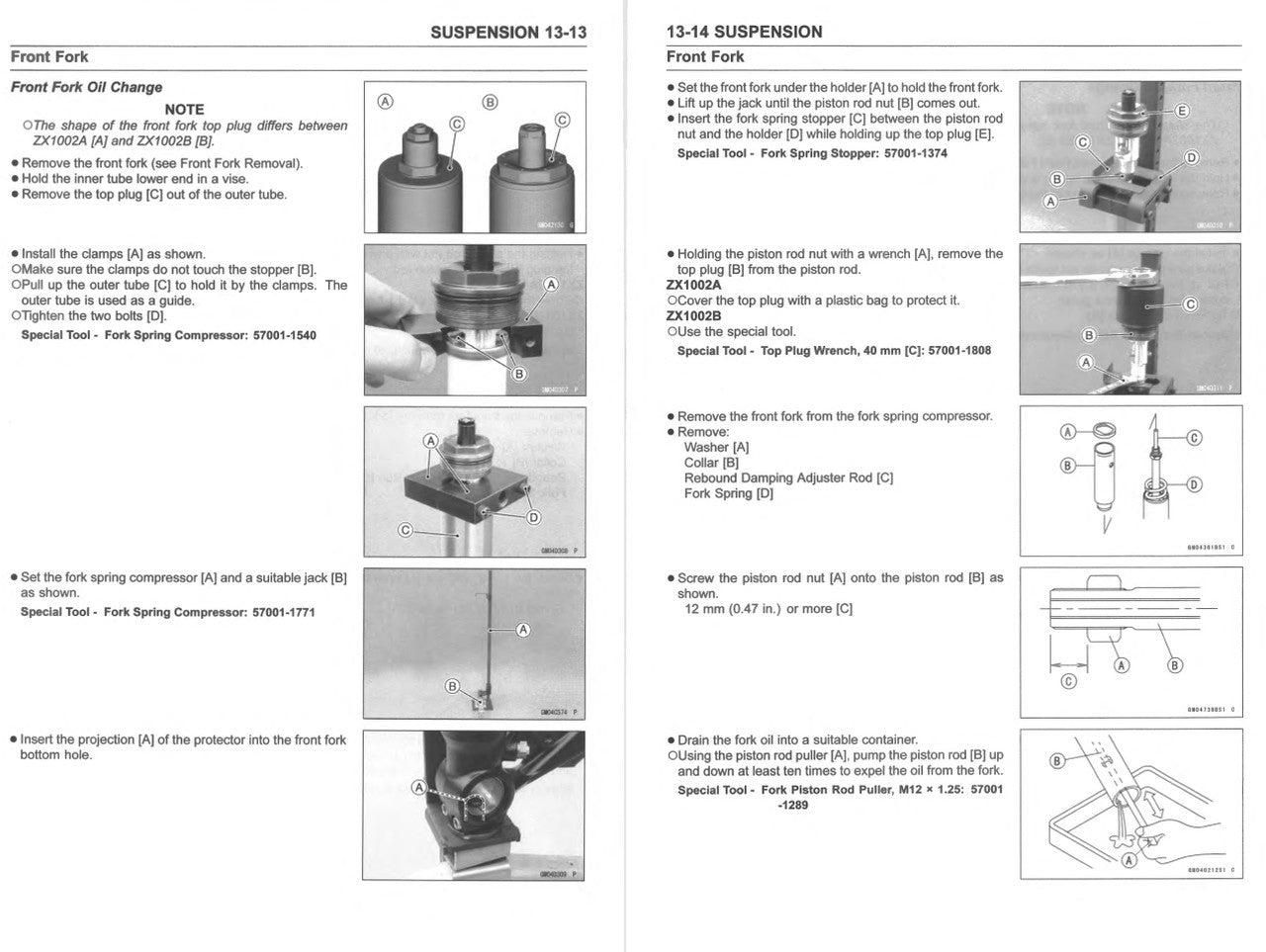 Kawasaki 2018-2020 H2SX,ZX1002A Repair Service Manual
