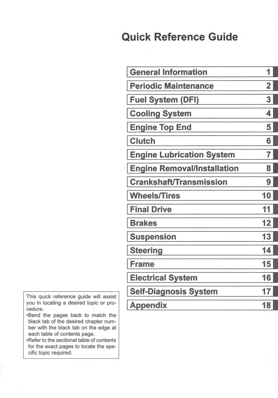 Kawasaki 2019-2021 Ninja H2 SX SE+ Repair Service Manual