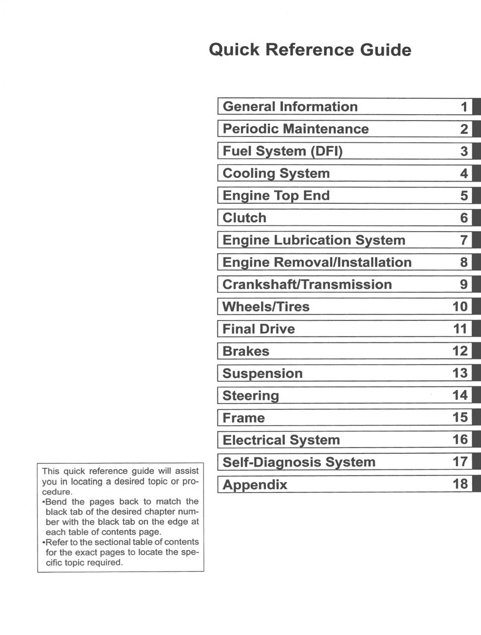 Kawasaki 2019 Ninja ZX-10R Repair Service Manual