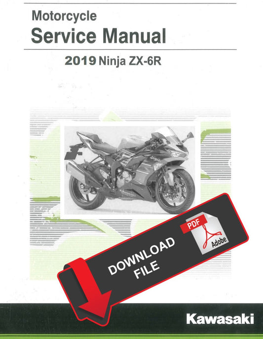Kawasaki 2019 Ninja ZX-6R Repair Service Manual