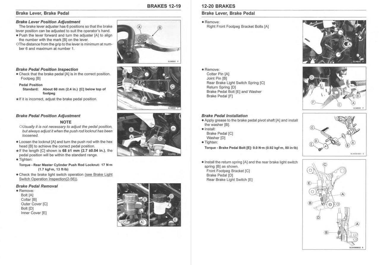 Kawasaki 2020-2023 Z900RS SE Repair Service Manual