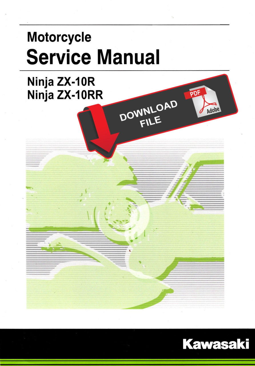 Kawasaki 2020 Ninja ZX-10R Repair Service Manual