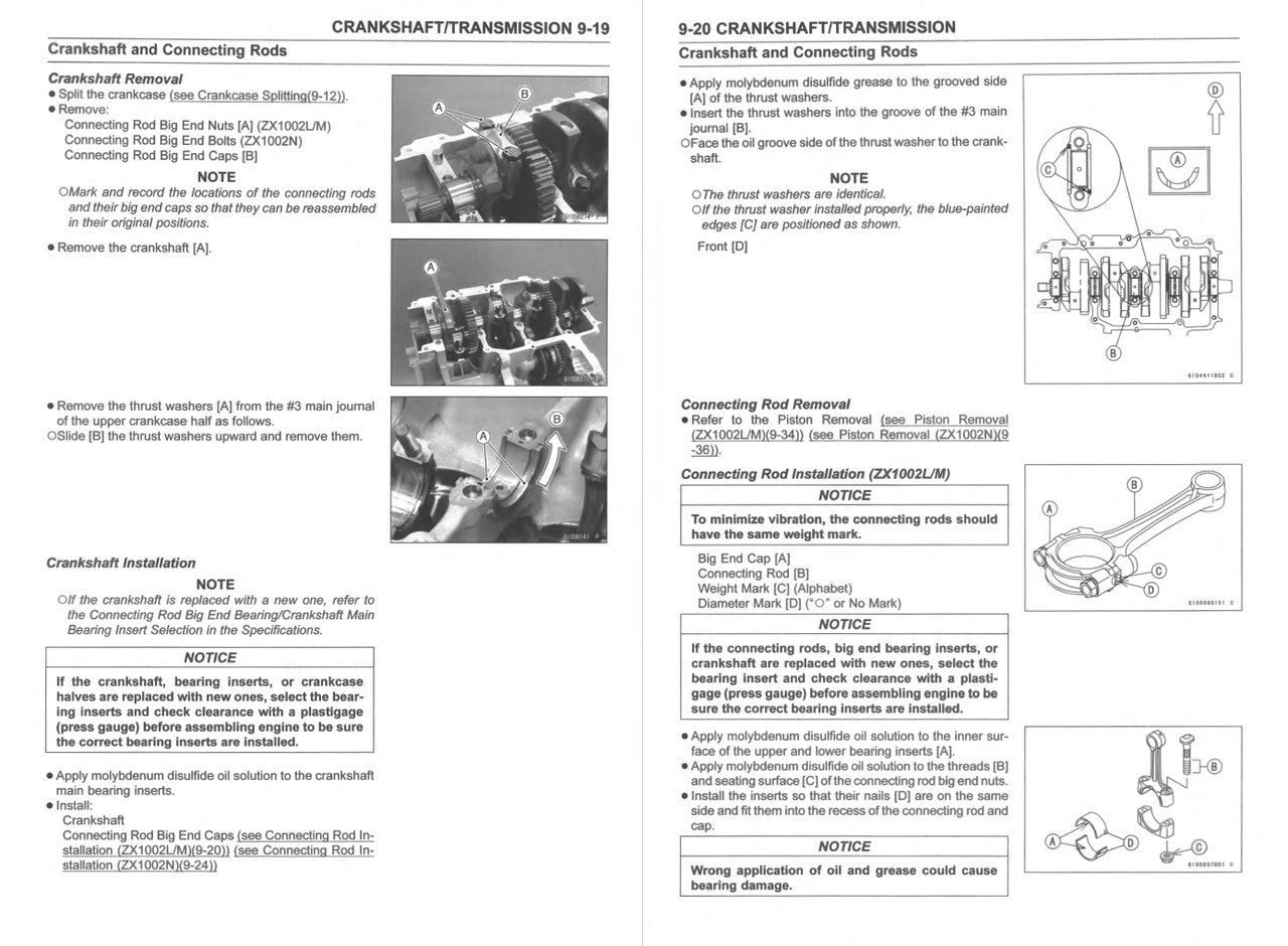 Kawasaki 2021-2023 Ninja ZX-10R Repair Service Manual