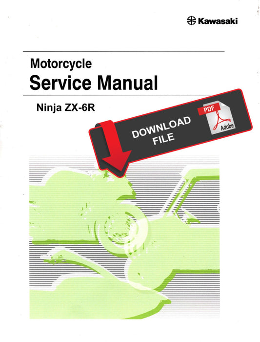 Kawasaki 2020-2023 Ninja ZX-6R Repair Service Manual