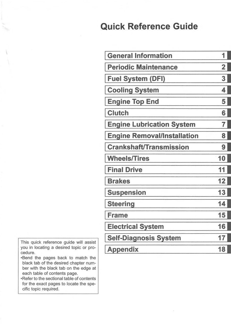Kawasaki 2022-2023 Z650RS Service Manual